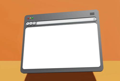 Illustration showing a browser window and a fingerprint overlay, representing browser fingerprinting and privacy exposure