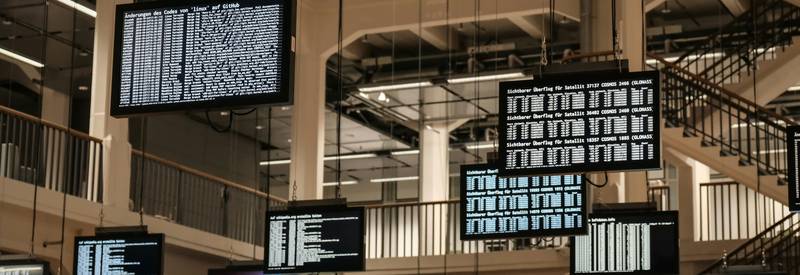 Modern workspace showing a computer with FAQ and network icons, representing proxy server questions and answers