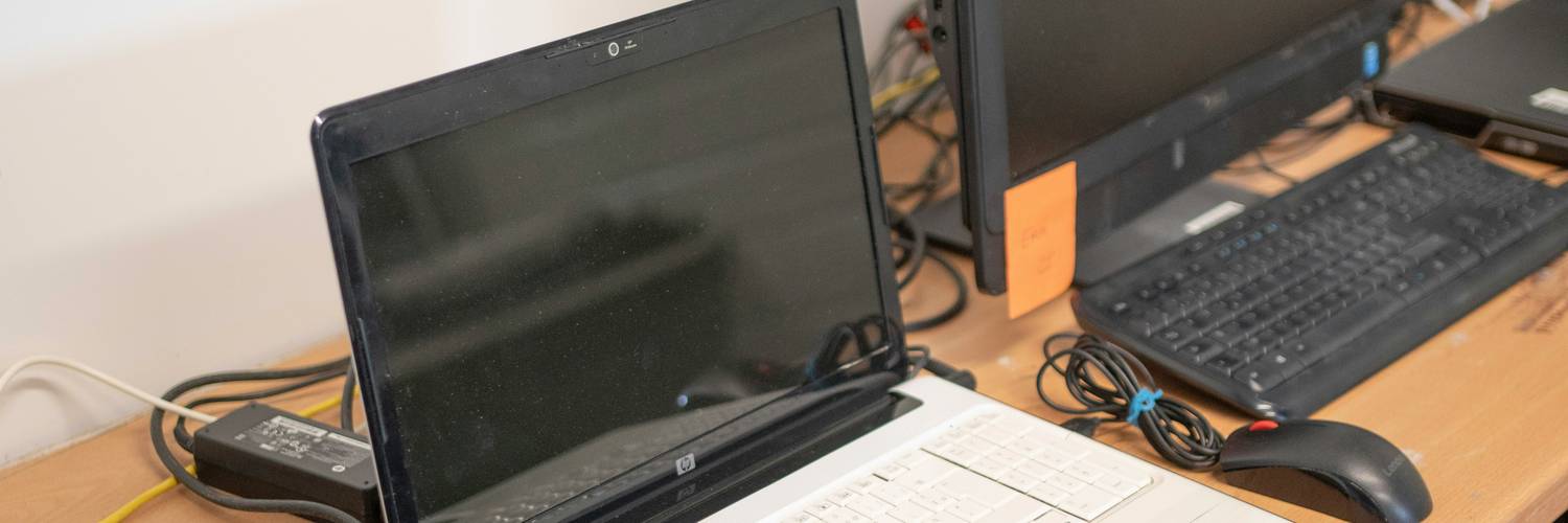 A split-view photo showing a residential home with a laptop and a datacenter with racks/servers, illustrating proxy types